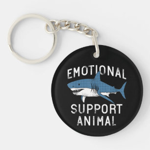 Emotionales Unterstützungstier Lustiger Gruseliger Schlüsselanhänger