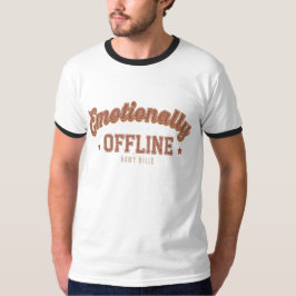Emotionally Offline – Vintage Minimalist T-Shirt