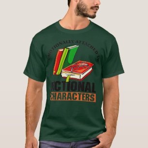 Emotionell an fiktive Zeichen angehängte Frauen T-Shirt
