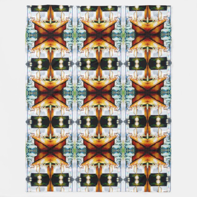 Emotionell zu motivieren, Logik zu rechtfertigen Fleecedecke (Vorderseite)