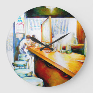 Emotionell zu motivieren, Logik zu rechtfertigen Große Wanduhr