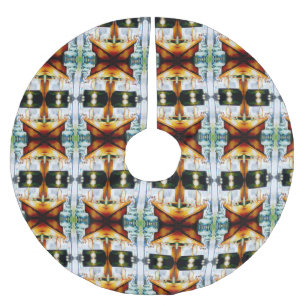 Emotionell zu motivieren, Logik zu rechtfertigen Polyester Weihnachtsbaumdecke