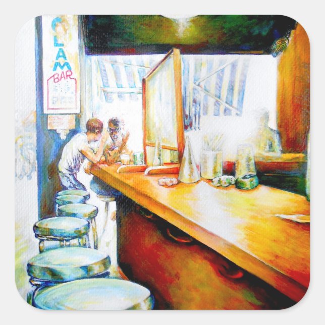 Emotionell zu motivieren, Logik zu rechtfertigen Quadratischer Aufkleber (Vorderseite)