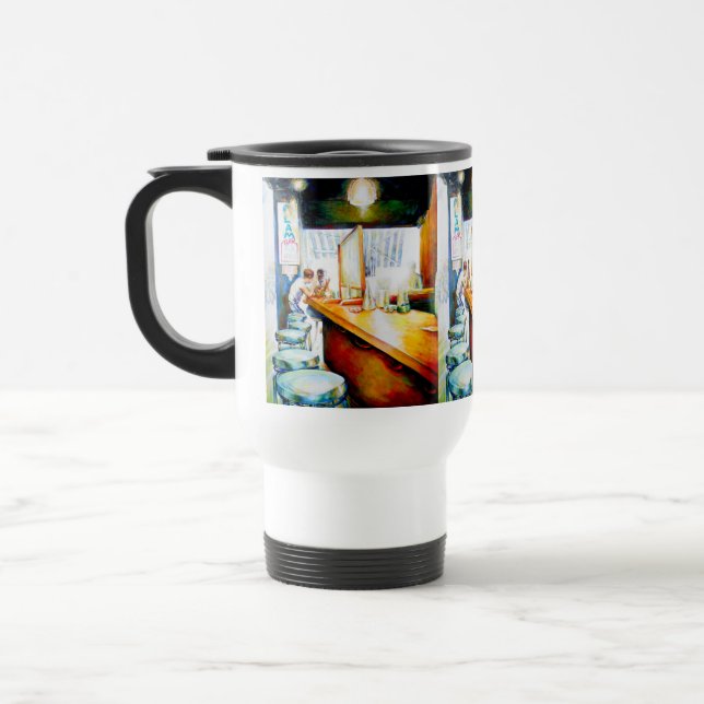 Emotionell zu motivieren, Logik zu rechtfertigen Reisebecher (Links)