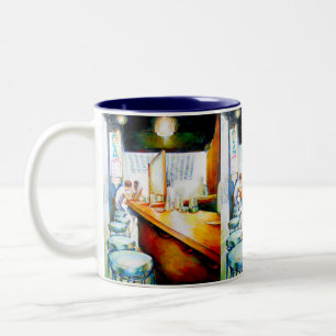 Emotionell zu motivieren, Logik zu rechtfertigen Zweifarbige Tasse