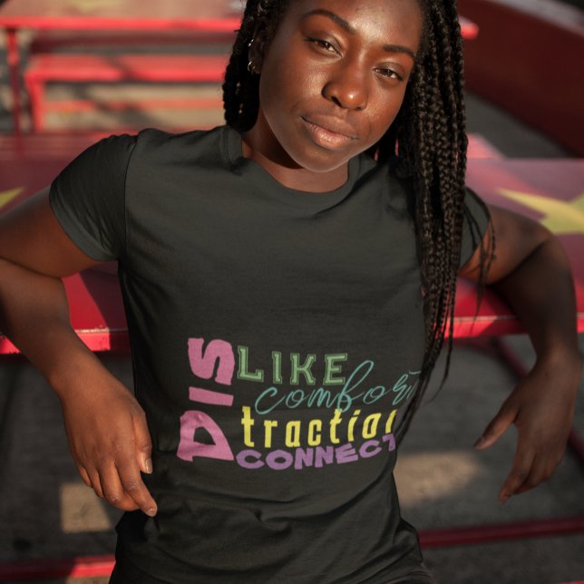 Emotionen schwarz im Shirt (Dis t shirt. all the things that affect our emothions)