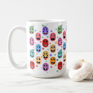Emotions Colorful Faces Kaffeetasse