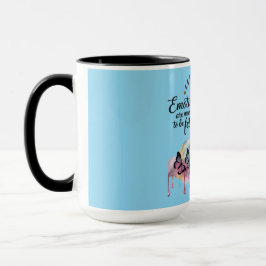 Emotions in Flight Watercolor Butterfly Mug Tasse