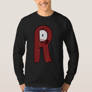 Emotionsbuchstabe R Alphabet-Folklore T-Shirt