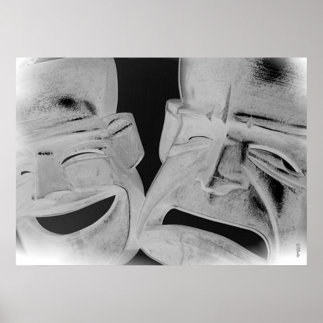 Emotionsmasken Poster (Vorne)