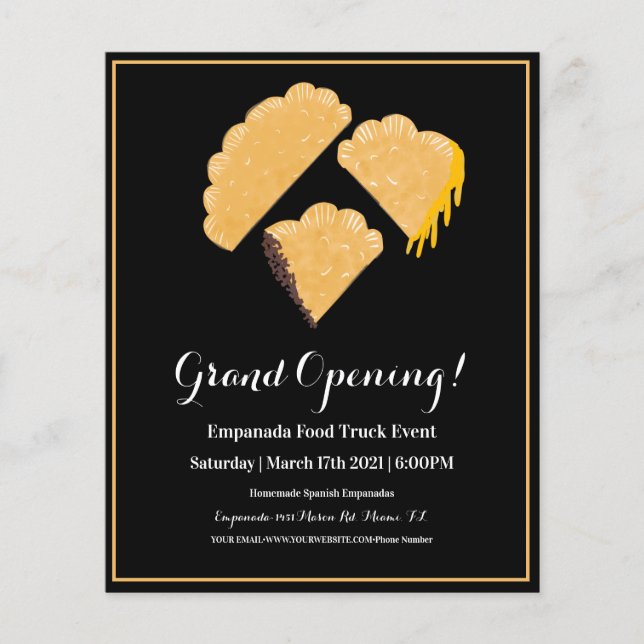 Empanada Event Food Truck Flyer (Vorne)