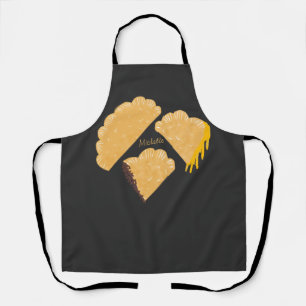 Empanada Fleisch Käse Tropfen Hand gezogen  Schürze