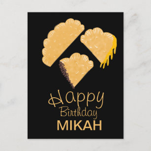 Empanada Handgezeichneter Geburtstag Postkarte