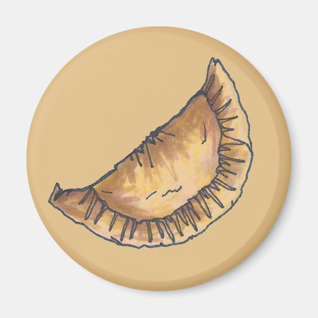 Empanadas Latin South American Fried Pastries Food Magnet (Vorne)