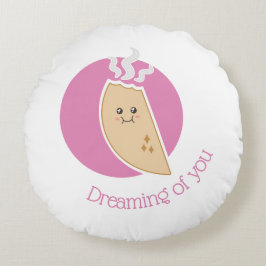 Empanadita-Power Rundes Kissen