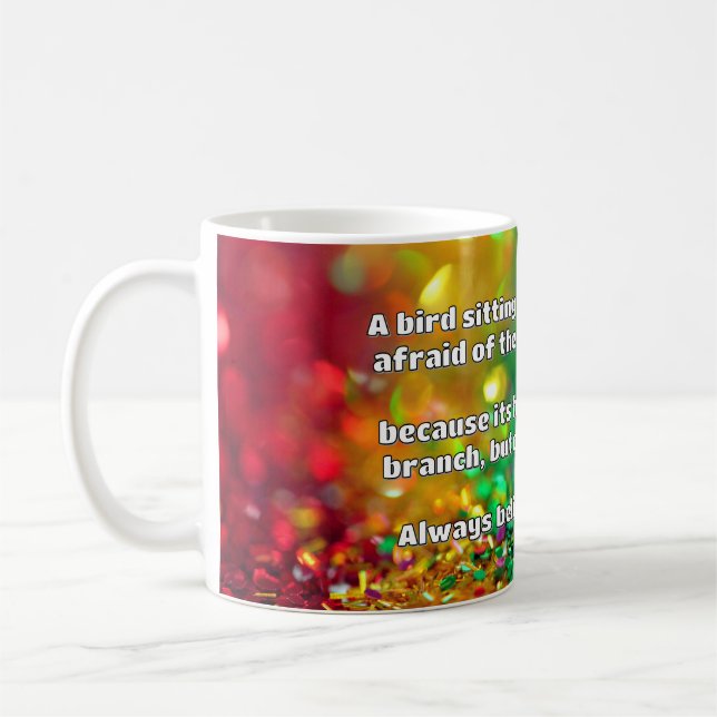 Empath Belief positive Ermutigungsquote Kaffeetasse (Links)