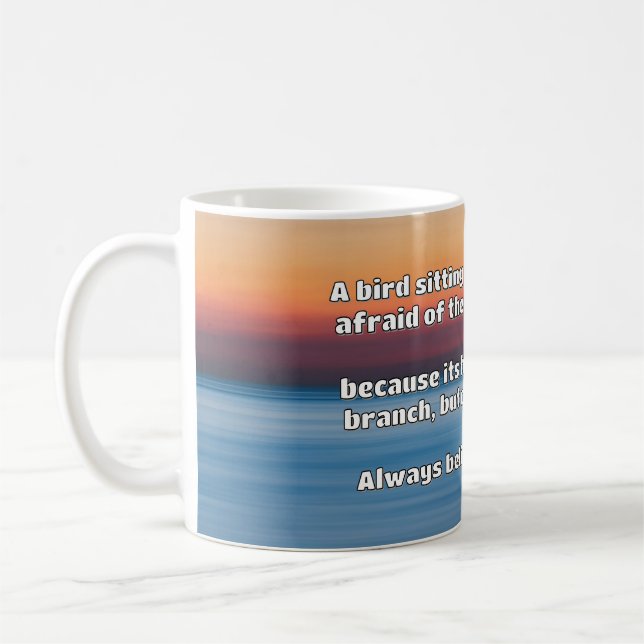 Empath Belief positive Ermutigungsquote Kaffeetasse (Links)