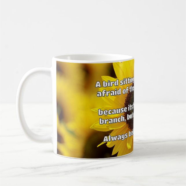 Empath Belief positive Ermutigungsquote Kaffeetasse (Links)