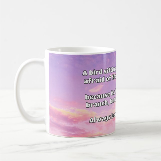 Empath Belief positive Ermutigungsquote Kaffeetasse (Links)