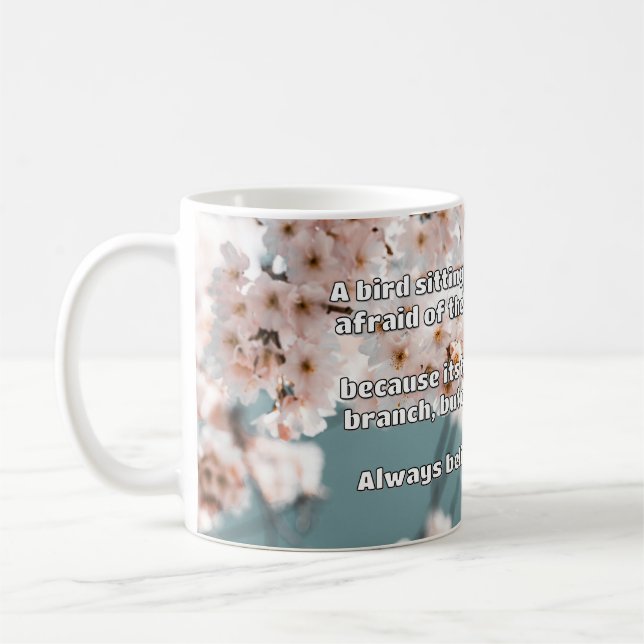 Empath Belief positive Ermutigungsquote Kaffeetasse (Links)