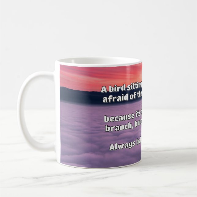 Empath Belief positive Ermutigungsquote Kaffeetasse (Links)