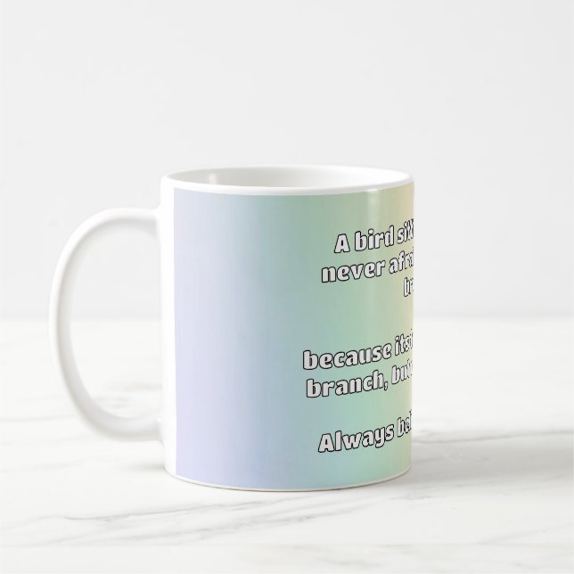 Empath Belief positive Ermutigungsquote Kaffeetasse (Links)