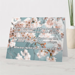 Empath Belief positive Ermutigungsquote Karte
