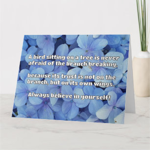 Empath Belief positive Ermutigungsquote Karte