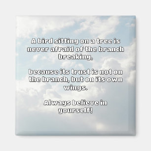 Empath Belief positive Ermutigungsquote Magnet