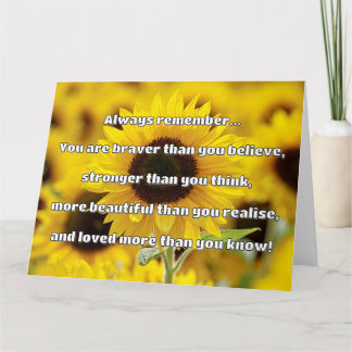 Empath Bravery Positives ermutigendes Zitat Karte