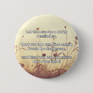 Empath Shine Positive Ermutigungsquote Button