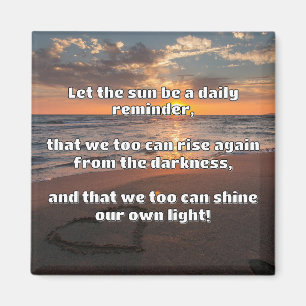 Empath Shine Positive Ermutigungsquote Magnet