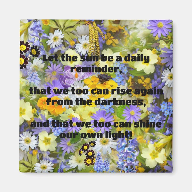 Empath Shine Positive Ermutigungsquote Magnet (Vorne)