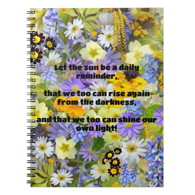 Empath Shine Positive Ermutigungsquote Notizblock (Vorderseite)