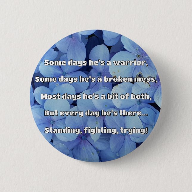 Empath Strength Positives Zitat Förderung Button (Vorderseite)