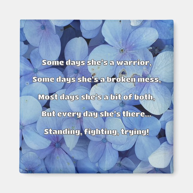 Empath Strength Positives Zitat Förderung Magnet (Vorne)