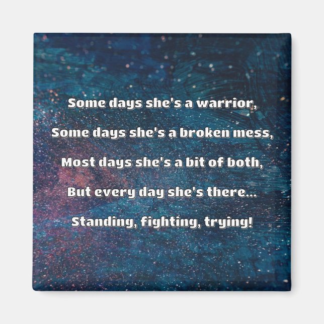 Empath Strength Positives Zitat Förderung Magnet (Vorne)