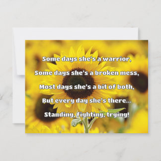 Empath Strength Positives Zitat Förderung Postkarte