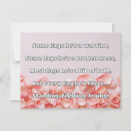 Empath Strength Positives Zitat Förderung Postkarte