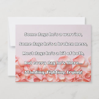 Empath Strength Positives Zitat Förderung Postkarte