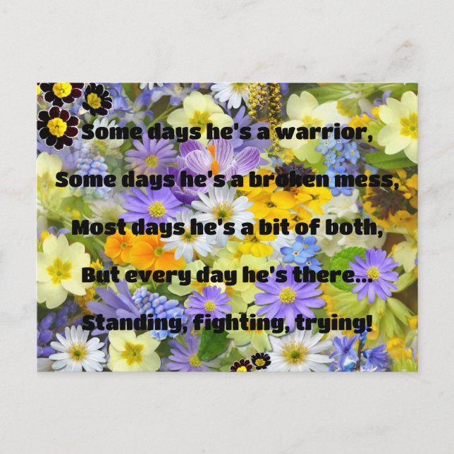 Empath Strength Positives Zitat Förderung Postkarte (Vorderseite)