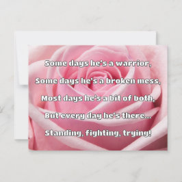 Empath Strength Positives Zitat Förderung Postkarte