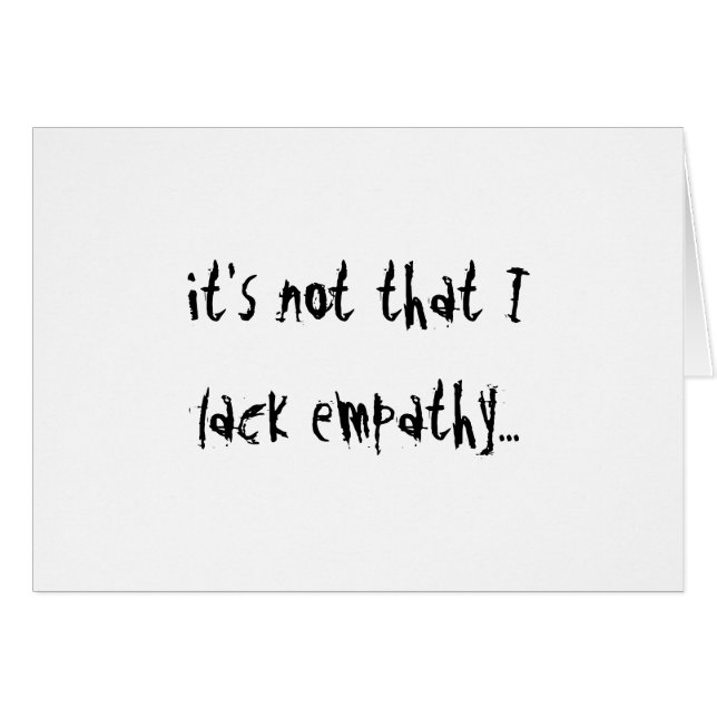 Empathie (Vorderseite (Horizontal))