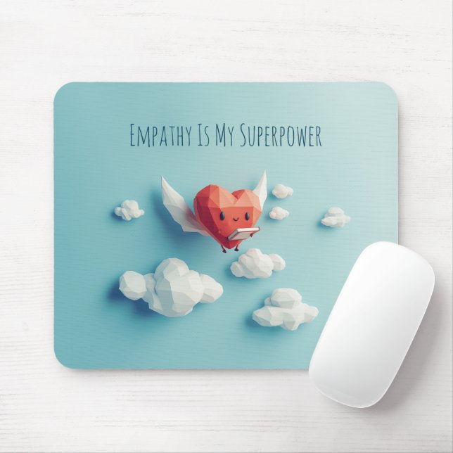 Empathie ist mein superpower UX Mauspad (Mit Mouse)