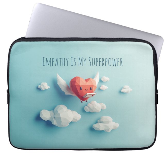Empathie ist meine Superpower UX Designer Electron Laptopschutzhülle (Vorderseite)