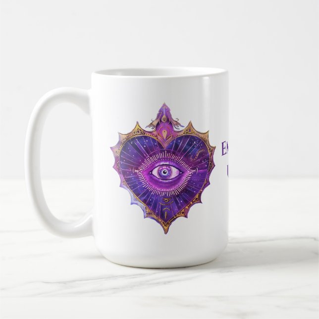 Empaths vereint heilige Herz-Tasse Kaffeetasse (Links)
