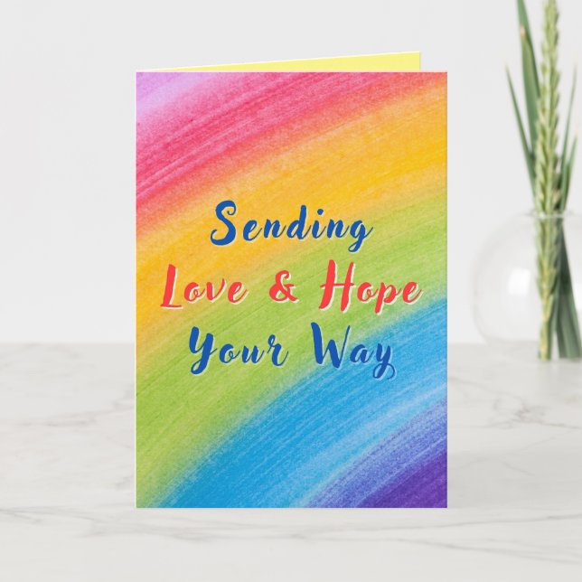 Empathy Card für schwierige Zeiten z.B. Krankheit Ankündigung (Vorderseite)
