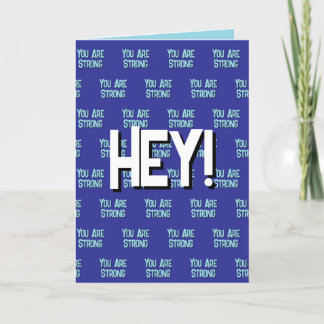 Empathy Card zur Unterstützung und Ermutigung Dankeskarte