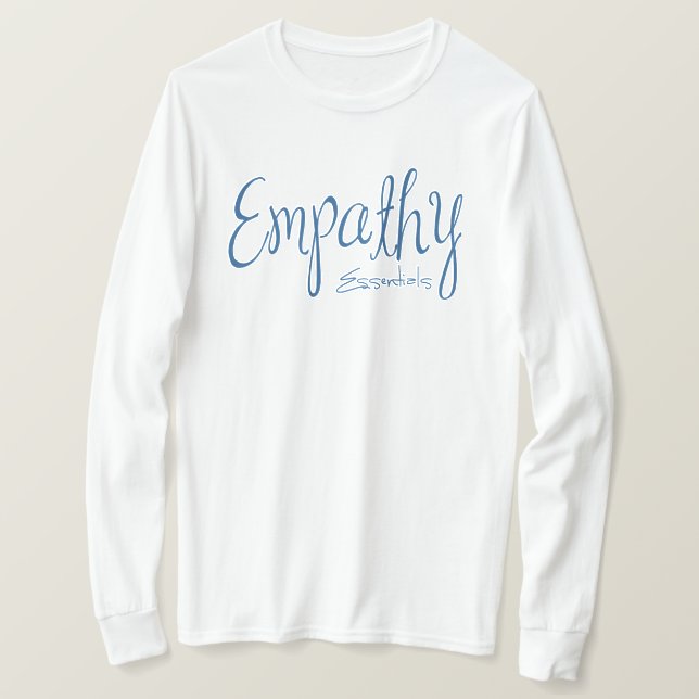 Empathy Essentials Unisex T-Shirt (blau) (Design vorne)
