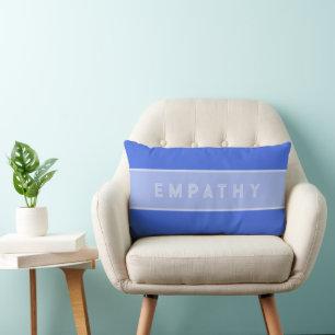 Empathy Royal Blue Stripes, Inspiration Elegant Lendenkissen